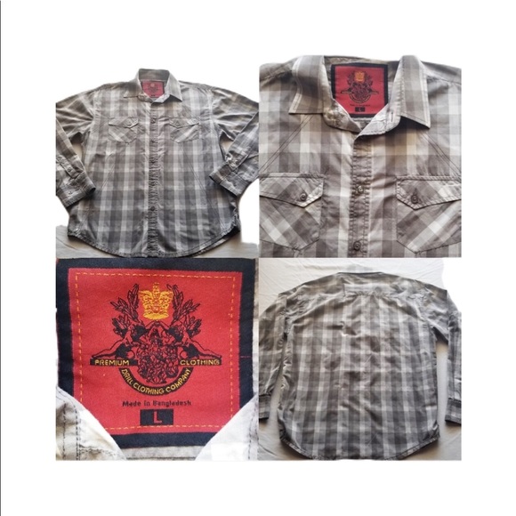 Drill Clothing Company plaid button up - Picture 3 of 4